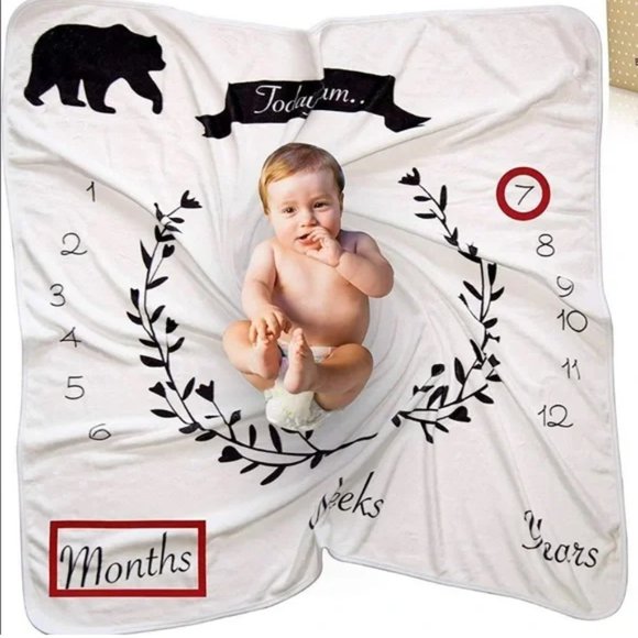 Reives | Gender Neutral Milestones Blanket - Picture 2 of 13